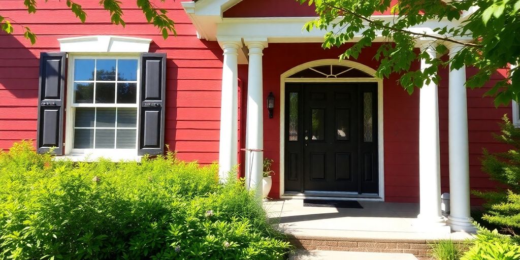 Beautifully painted home exterior in Ballwin, MO.